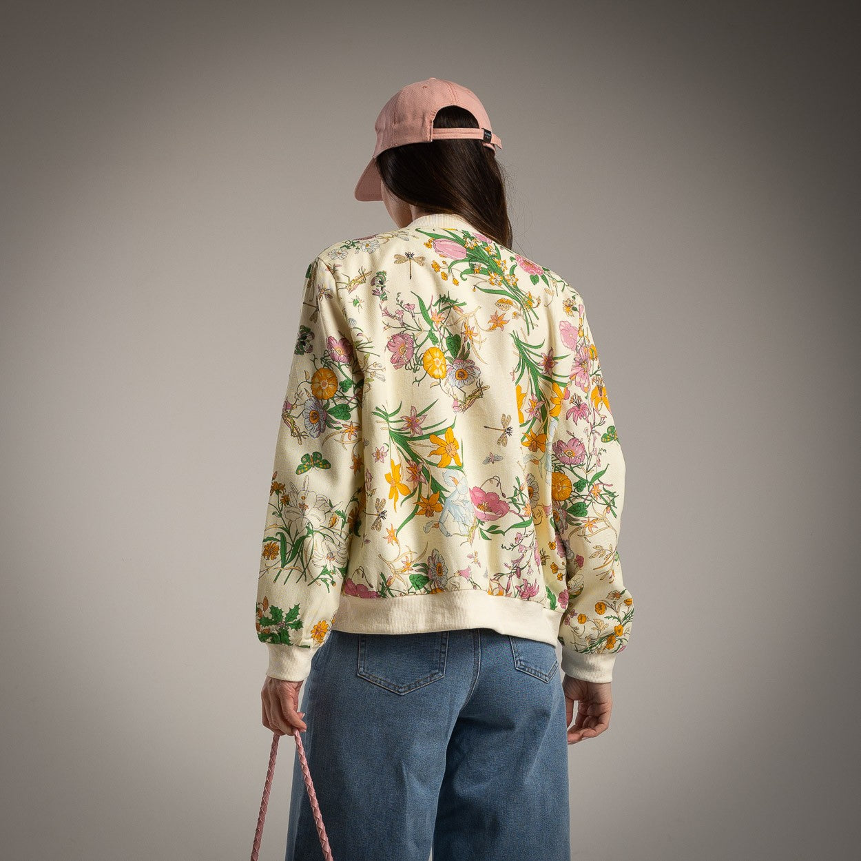 BOMBER FLORAL PRINT