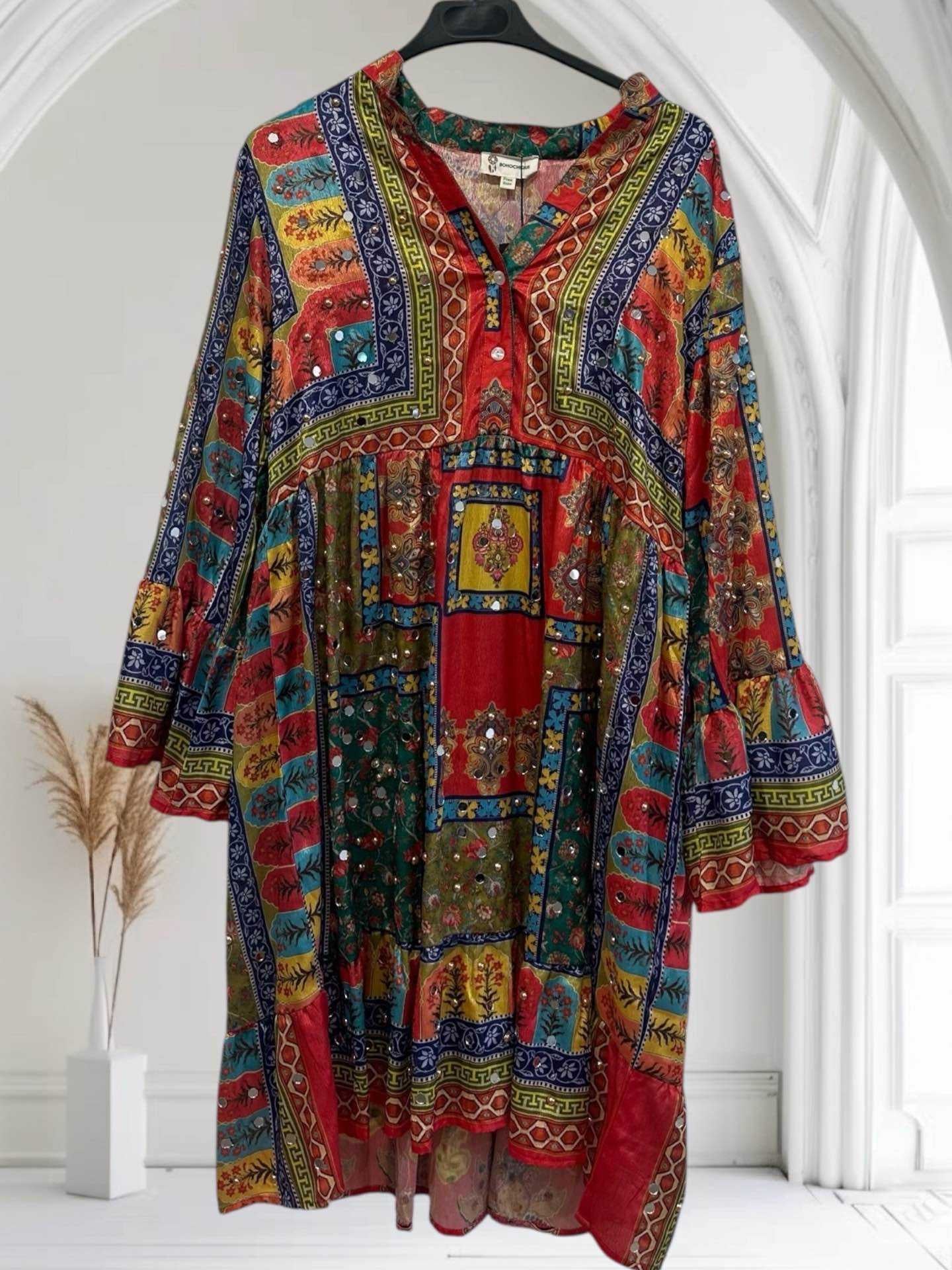 VESTIDO ÉTNICO CRISTALES