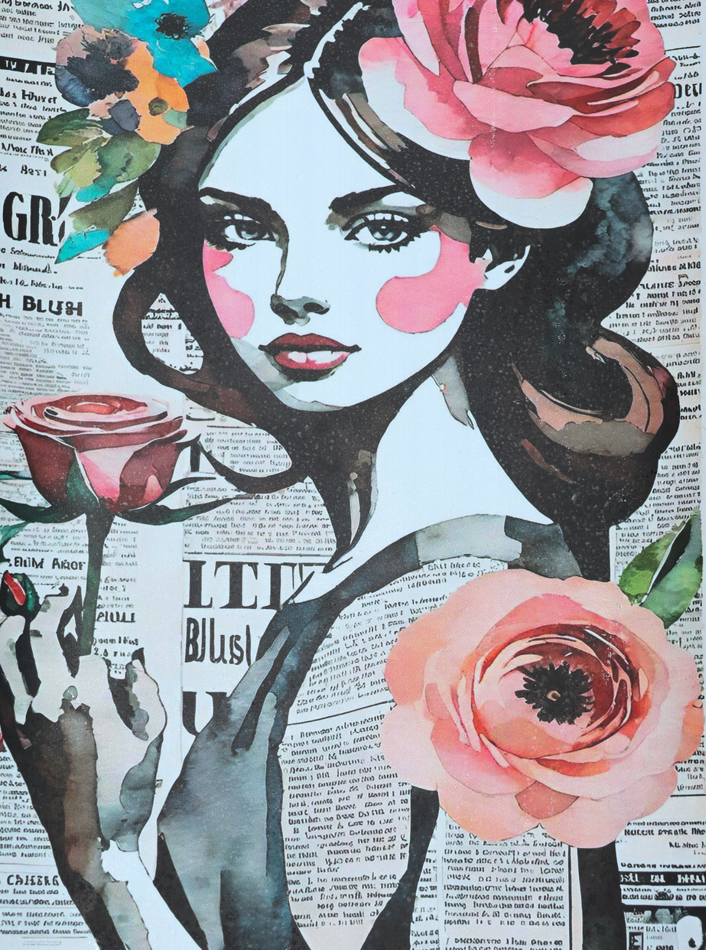 CAMISETA CHICA FLORES