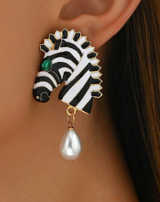 PENDIENTES CEBRA AC.INOX.