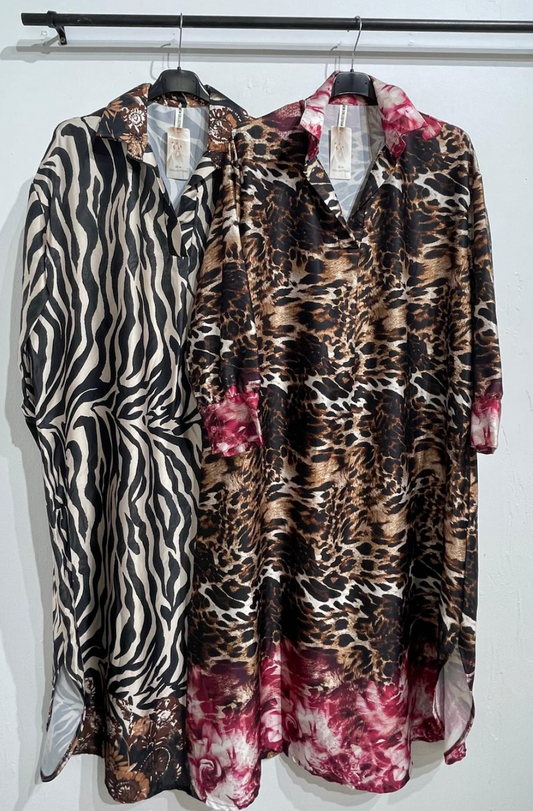 VESTIDO ANIMALPRINT FLUIDO