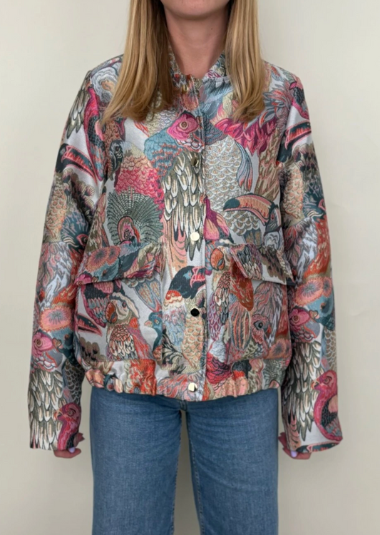 BOMBER JACQUARD