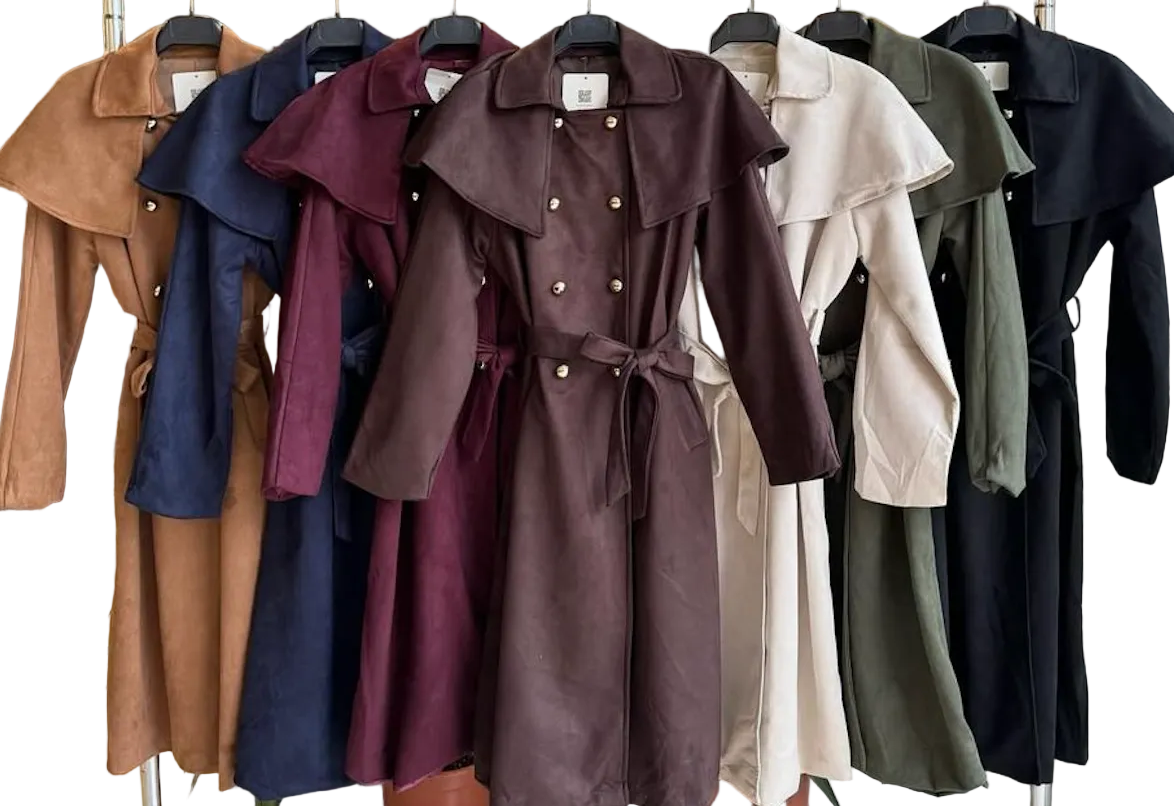 CHAQUETA LARGA CAPA ANTELINA