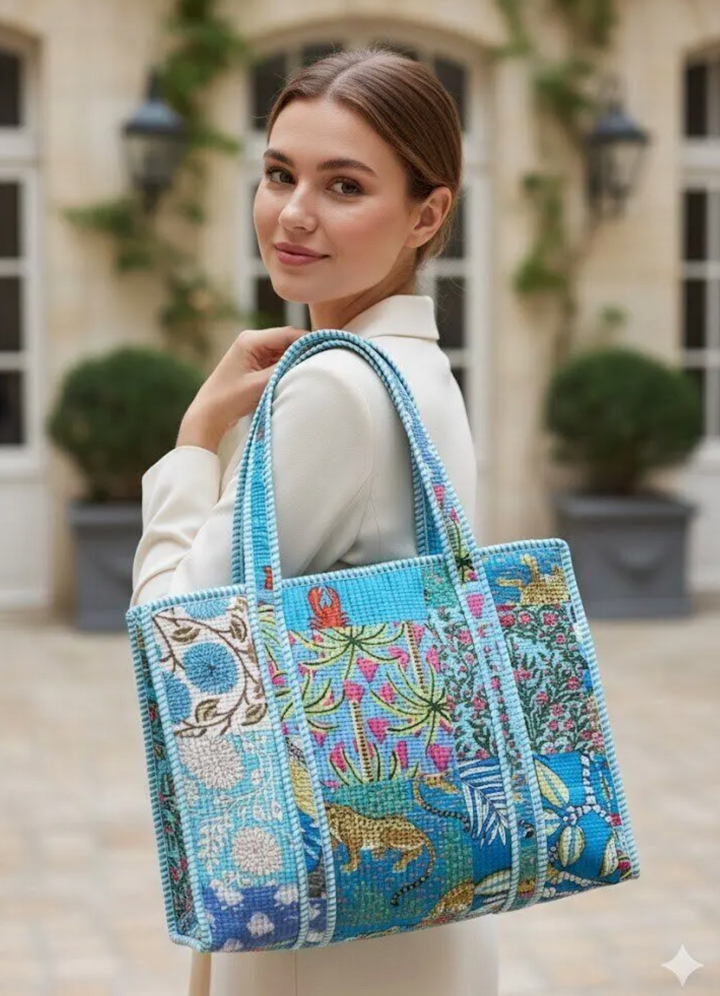 BOLSO TEJIDO ESTAMPADO
