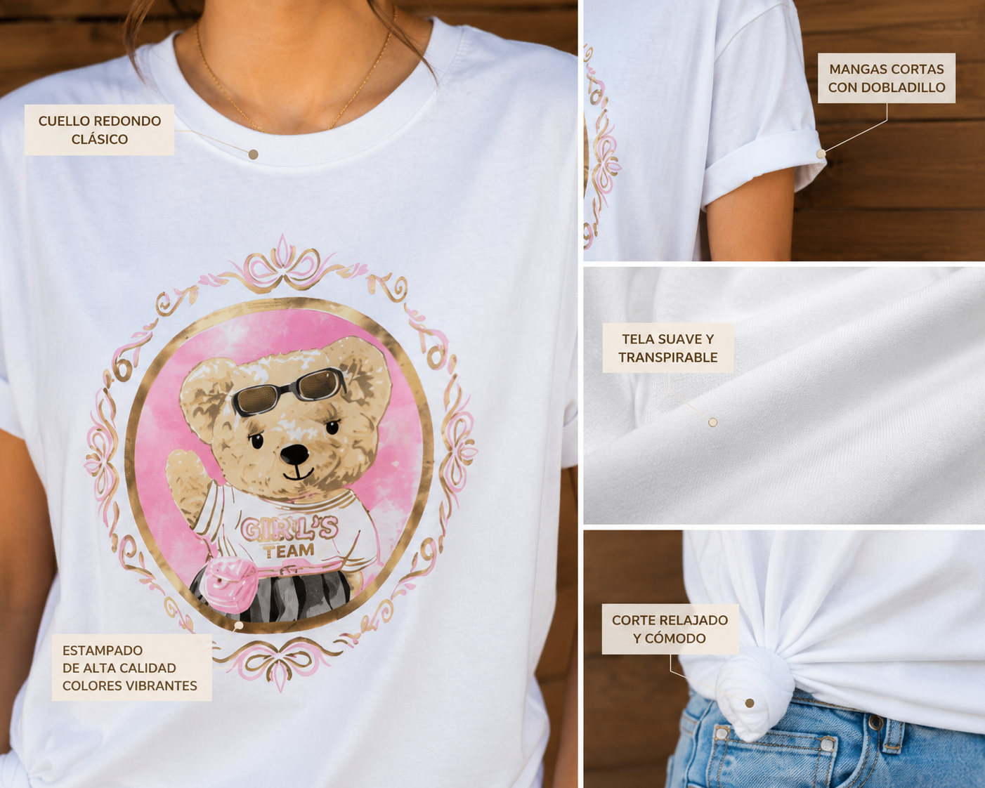 CAMISETA TEAM GIRLS