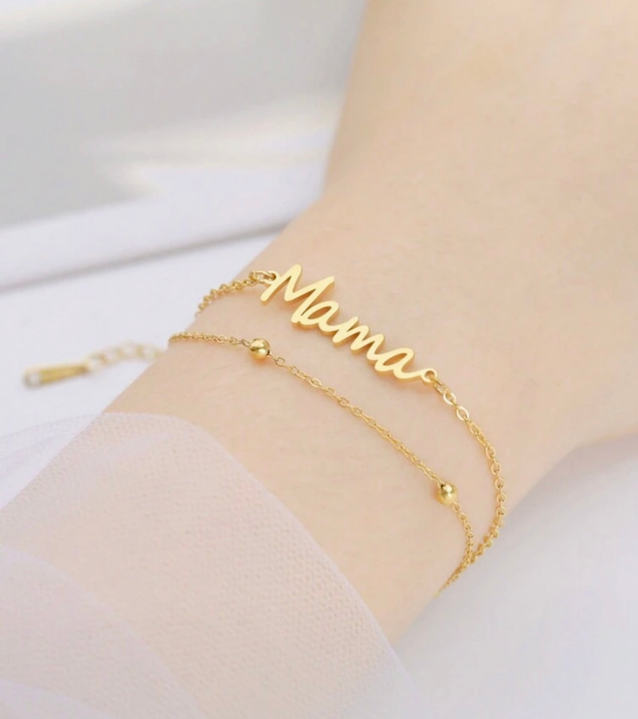 PULSERA MAMÁ AC.INOX.