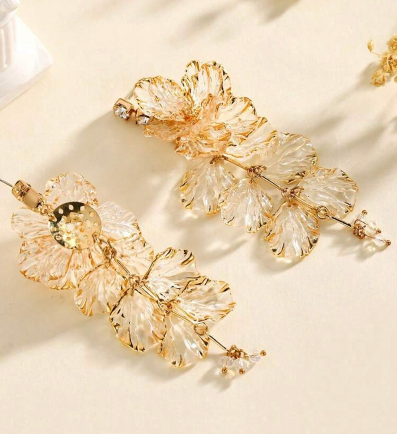 PENDIENTES FLORES PIEDRAS