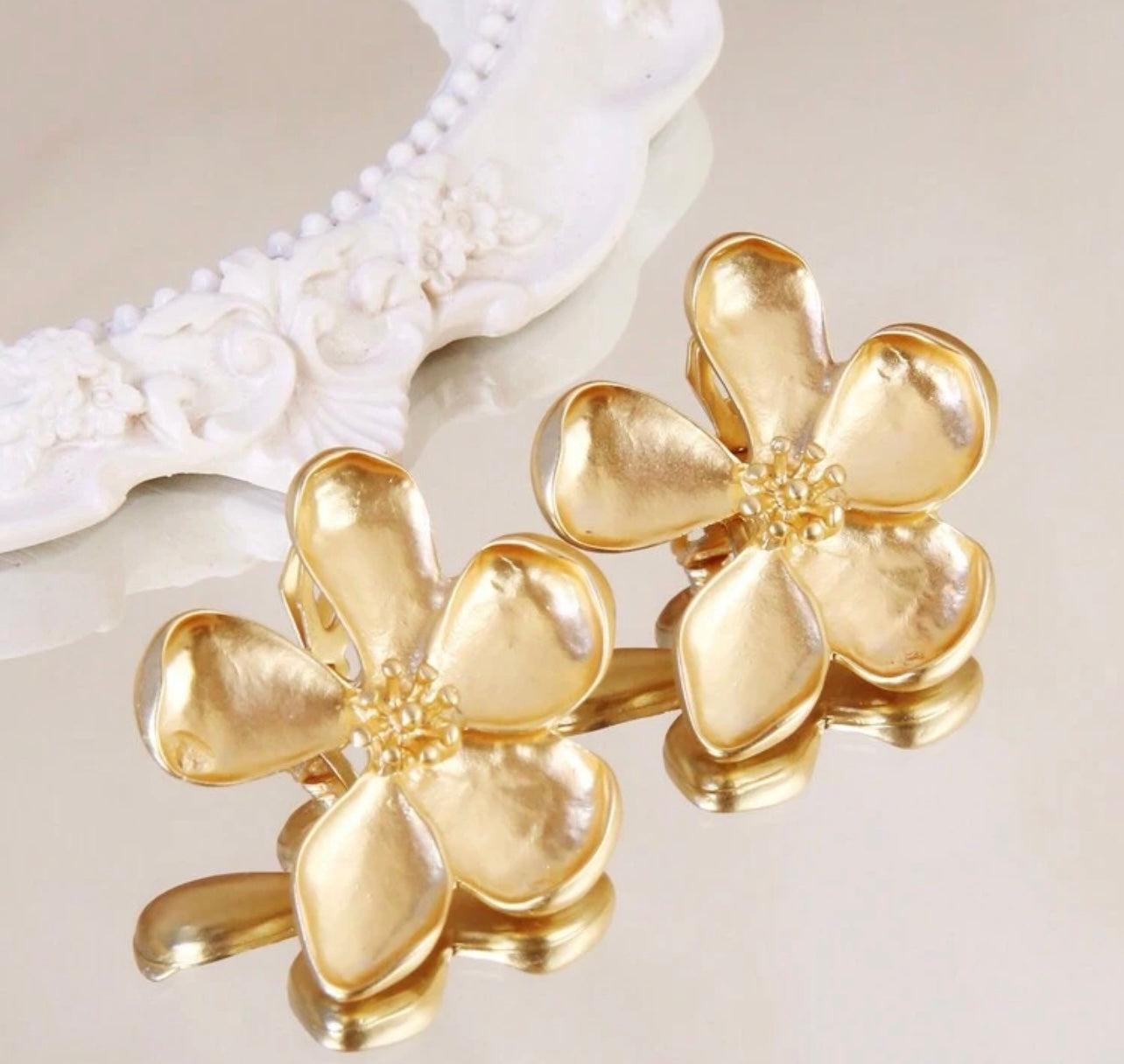 PENDIENTES FLOR CLIP
