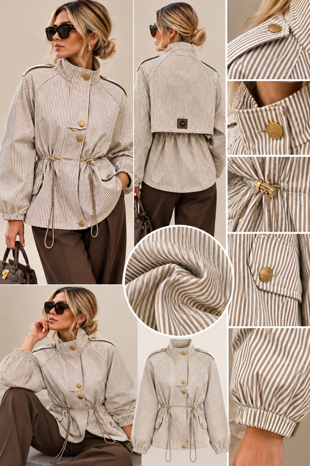 CHAQUETA RAYAS