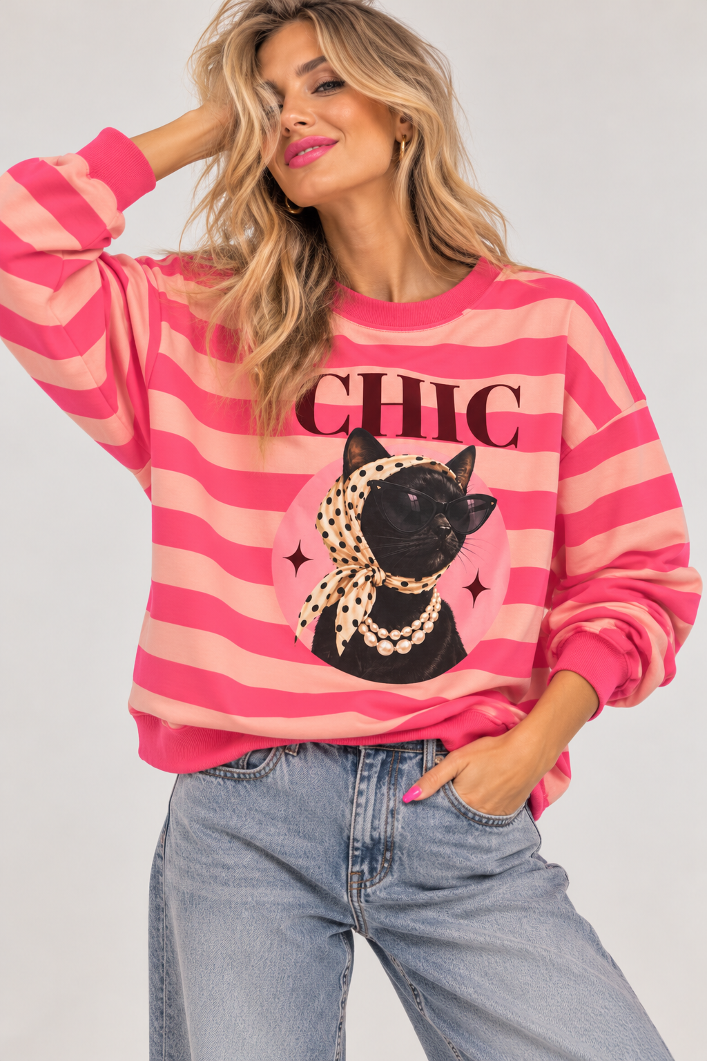 SUDADERA CHIC CAT