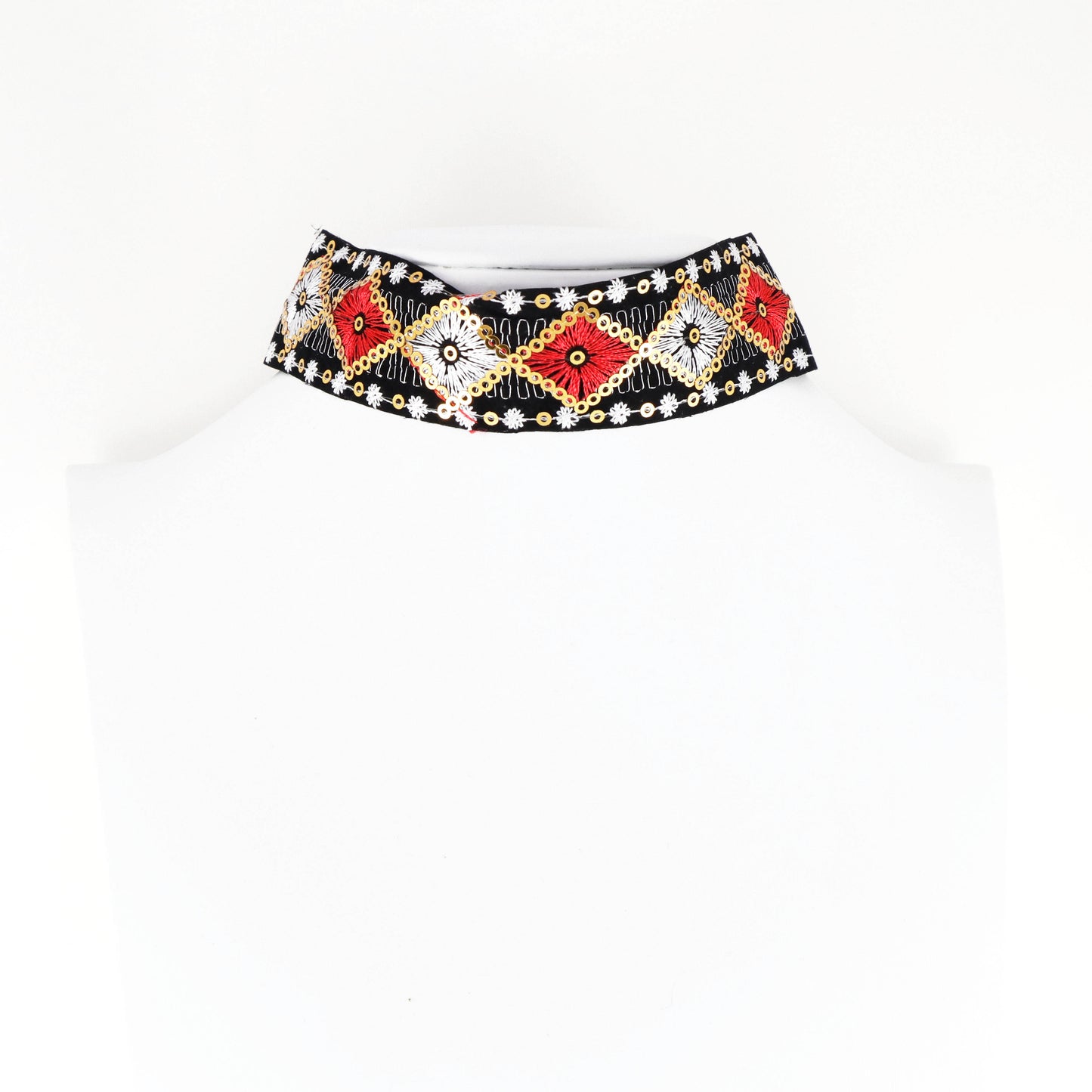 CHOKER TELA CON CIERRE ACERO