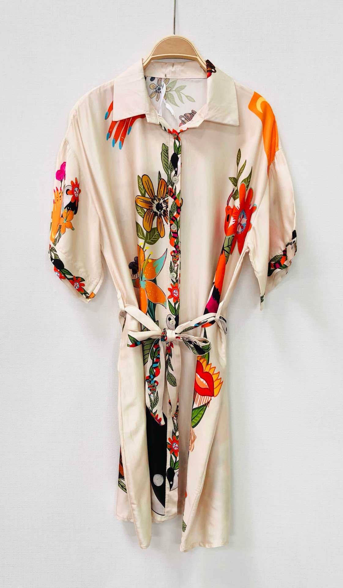 VESTIDO CORTO SATINADO