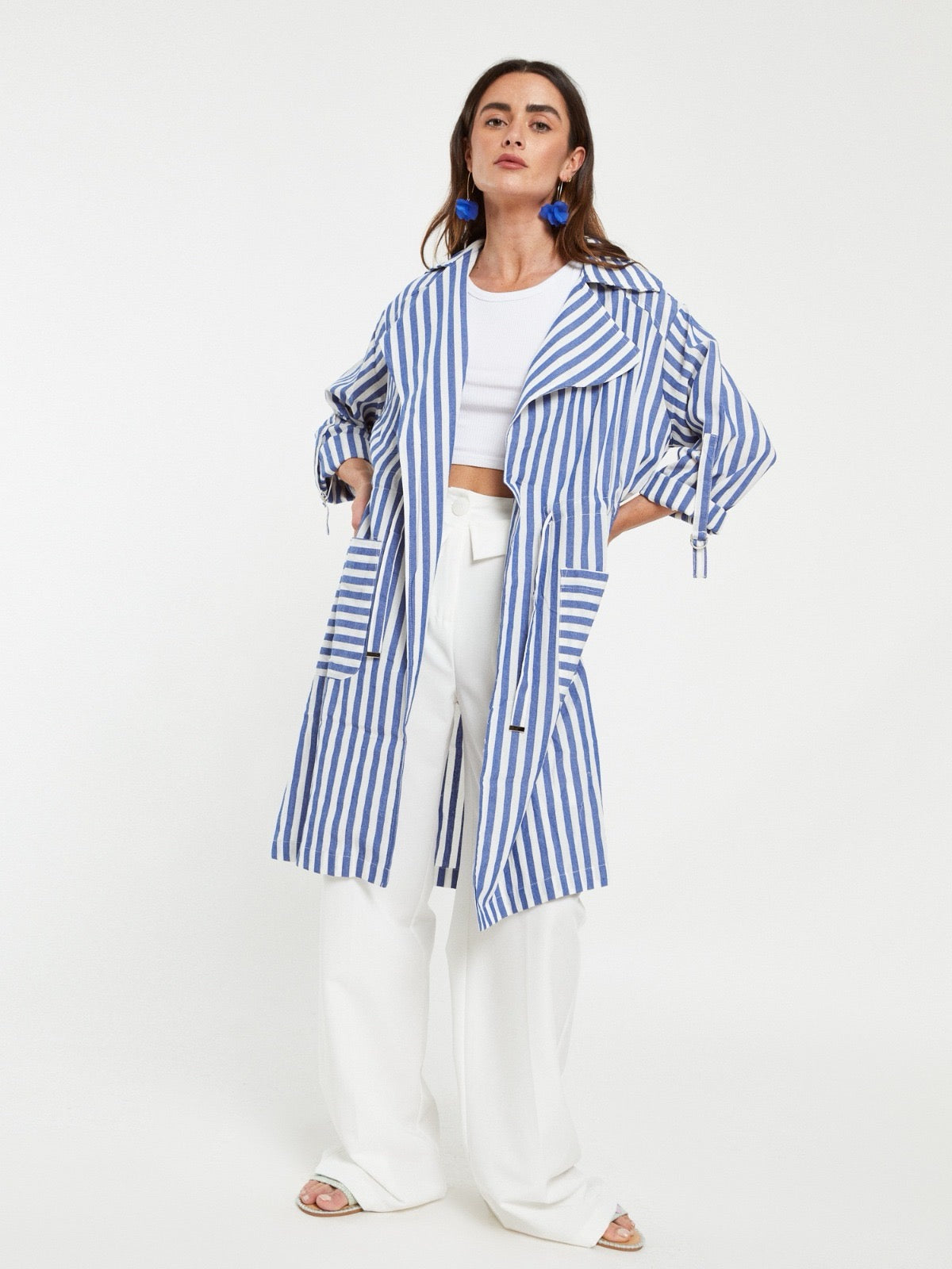GABARDINA RAYAS MIDI