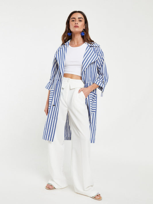 GABARDINA RAYAS MIDI