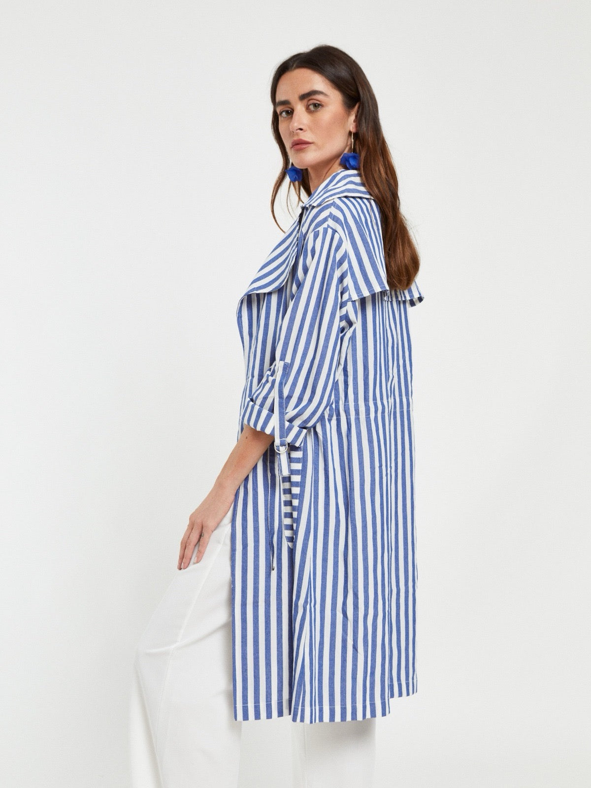 GABARDINA RAYAS MIDI