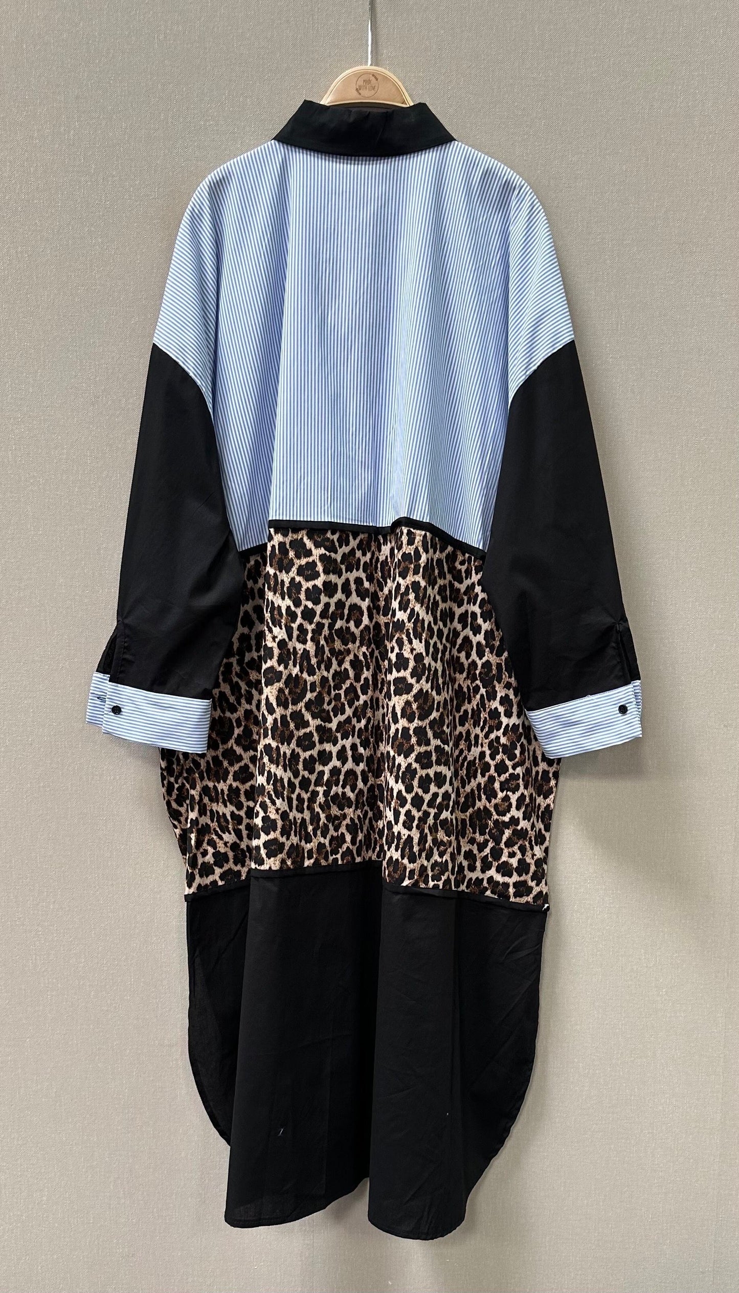 VESTIDO CAMISERO PRINT RAYAS
