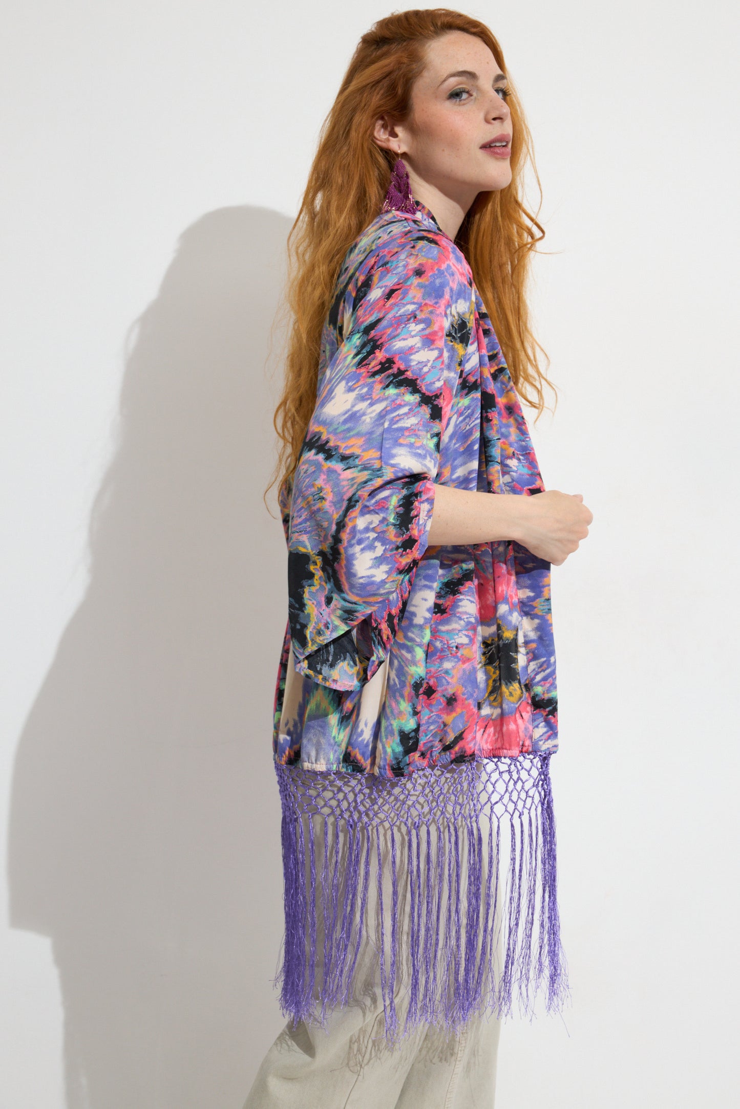 KIMONO CORTO FLECOS
