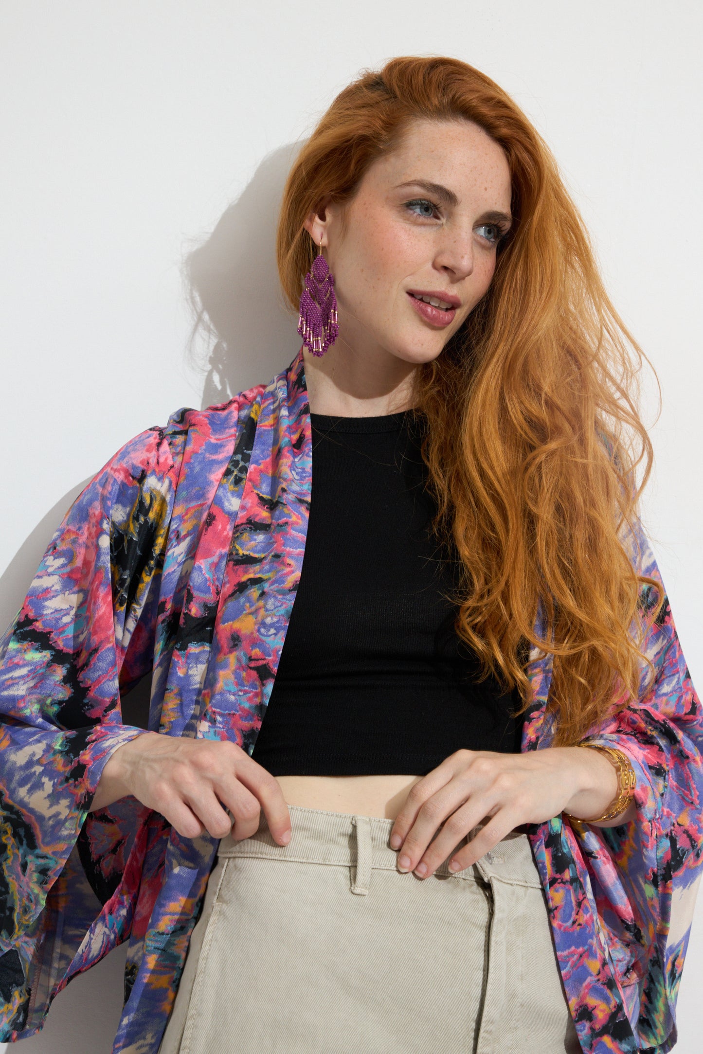KIMONO CORTO FLECOS