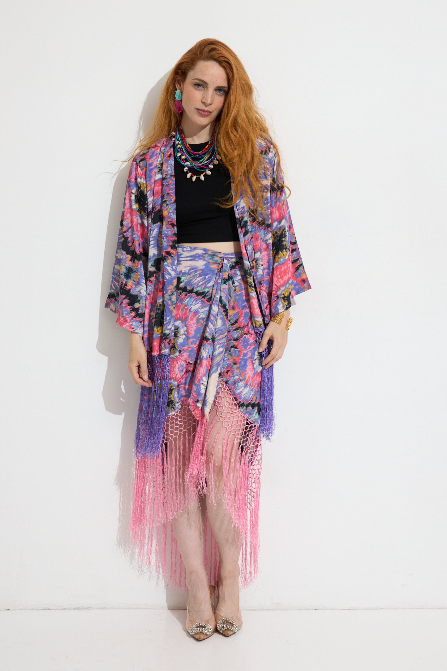 KIMONO CORTO FLECOS