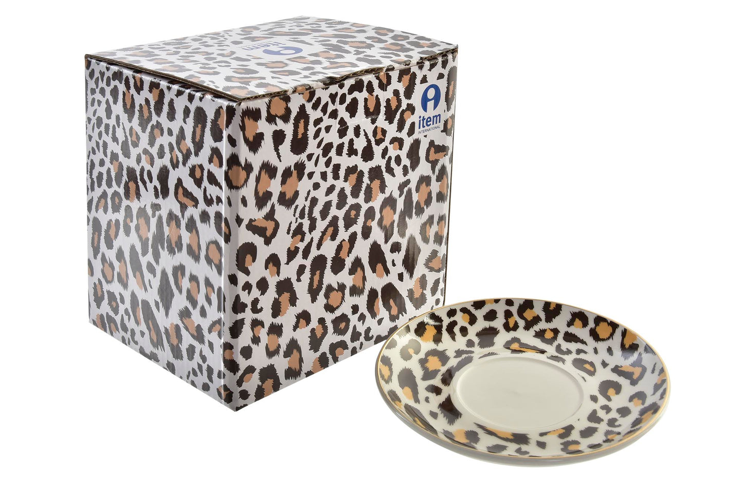 TETERA CRISTAL 250ML LEOPARDO