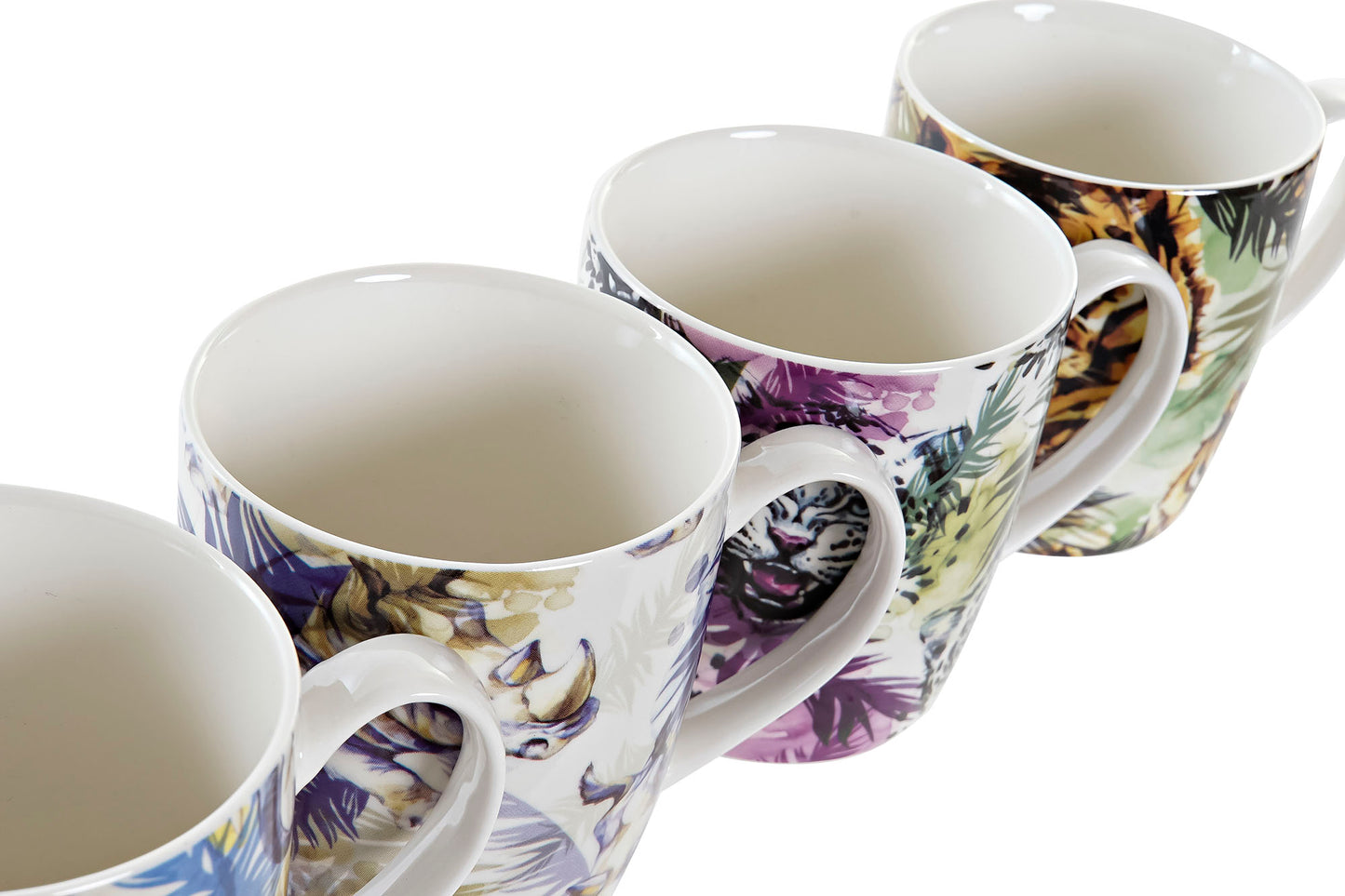 MUG PORCELANA 400ML TROPICAL