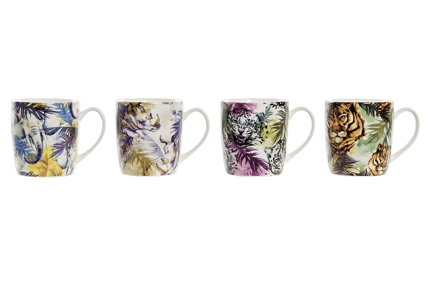 MUG PORCELANA 400ML TROPICAL