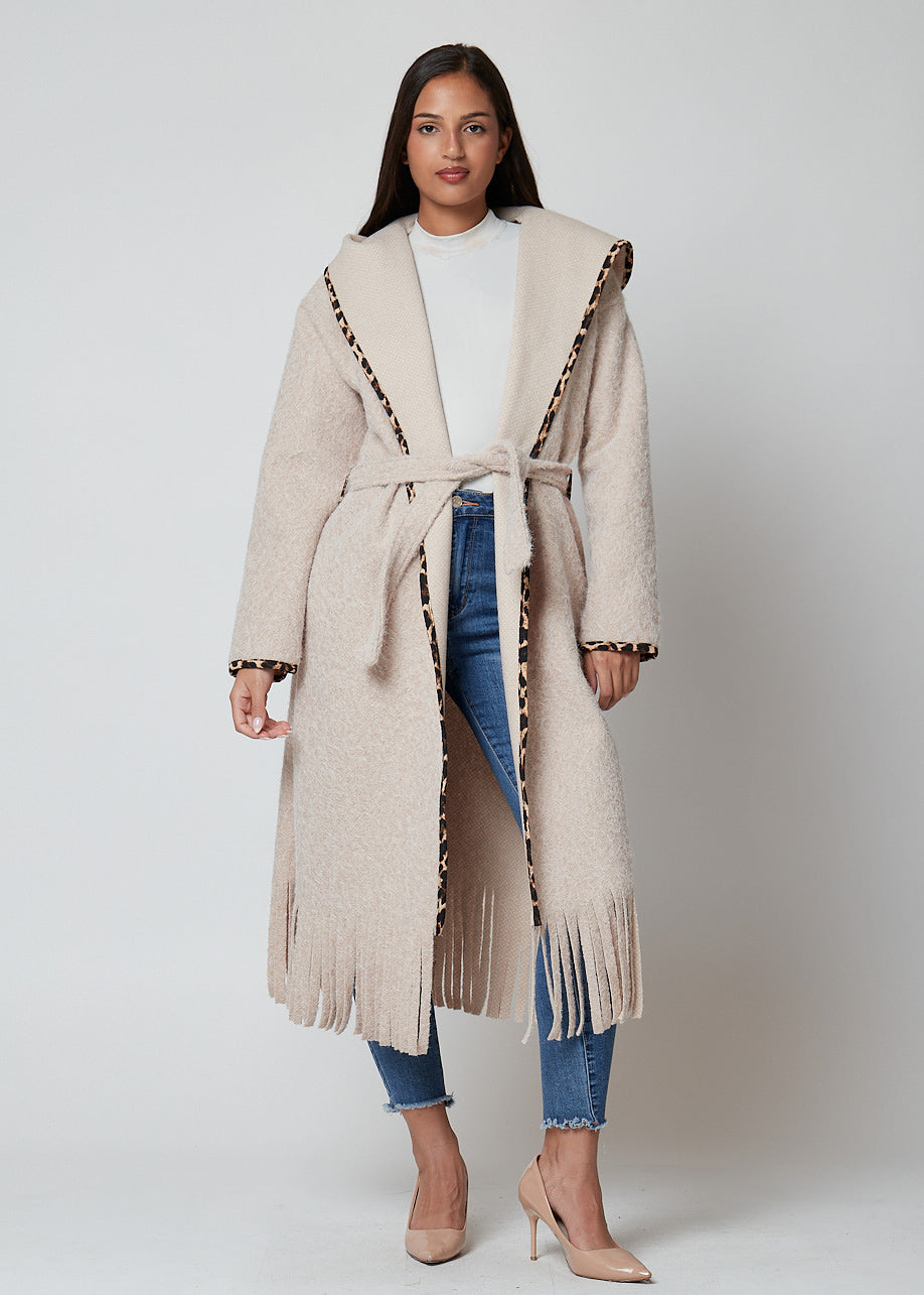 ABRIGO CAPUCHA PRINT