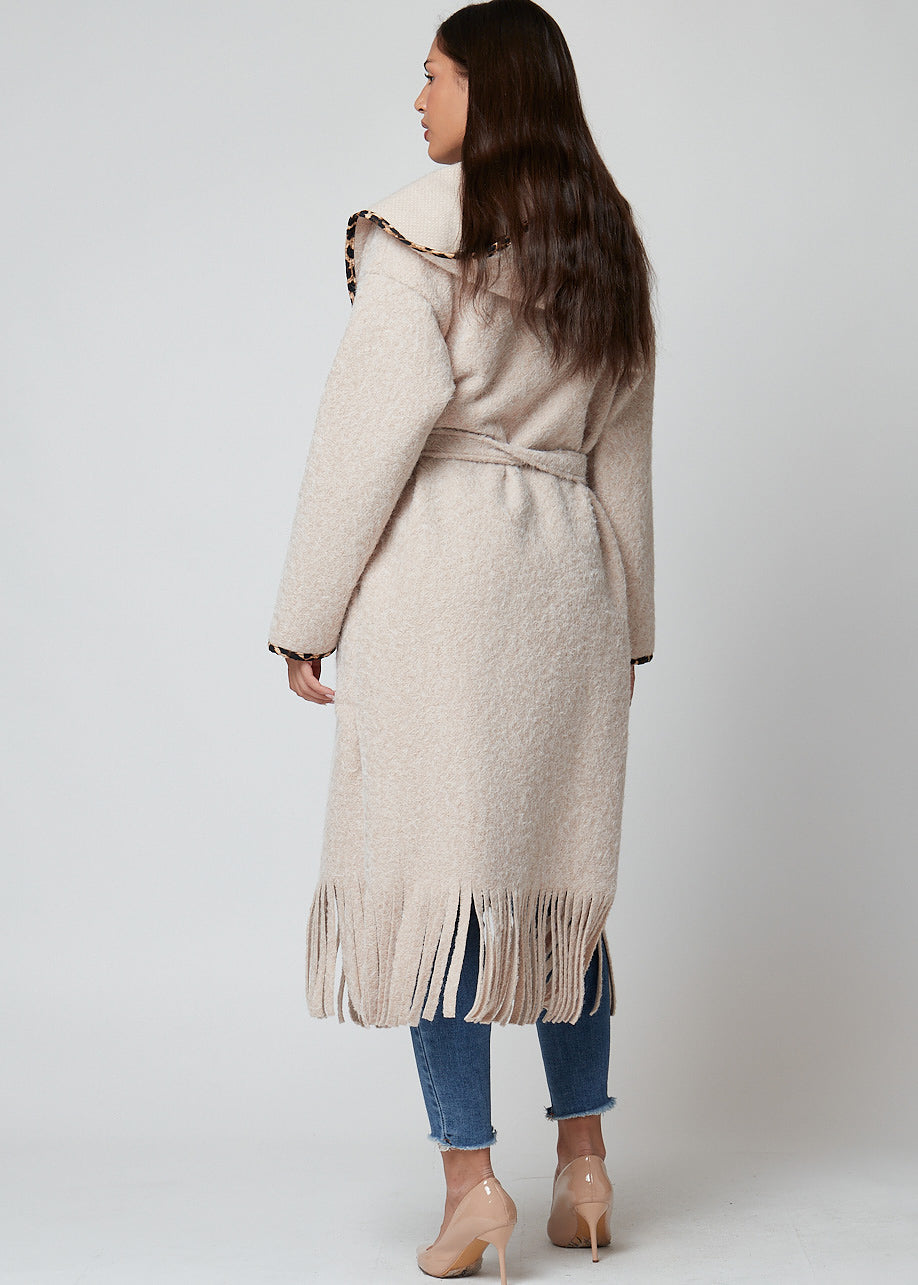 ABRIGO CAPUCHA PRINT