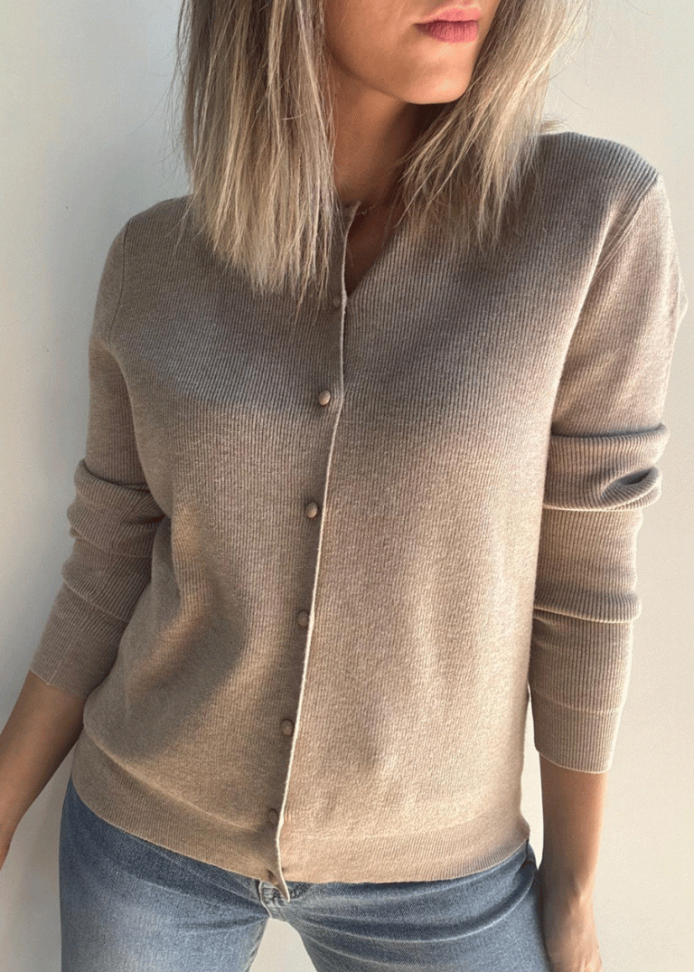 CHAQUETA CANALÉ BOTONES PERLA