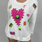SUDADERA CORAZÓN STRASS