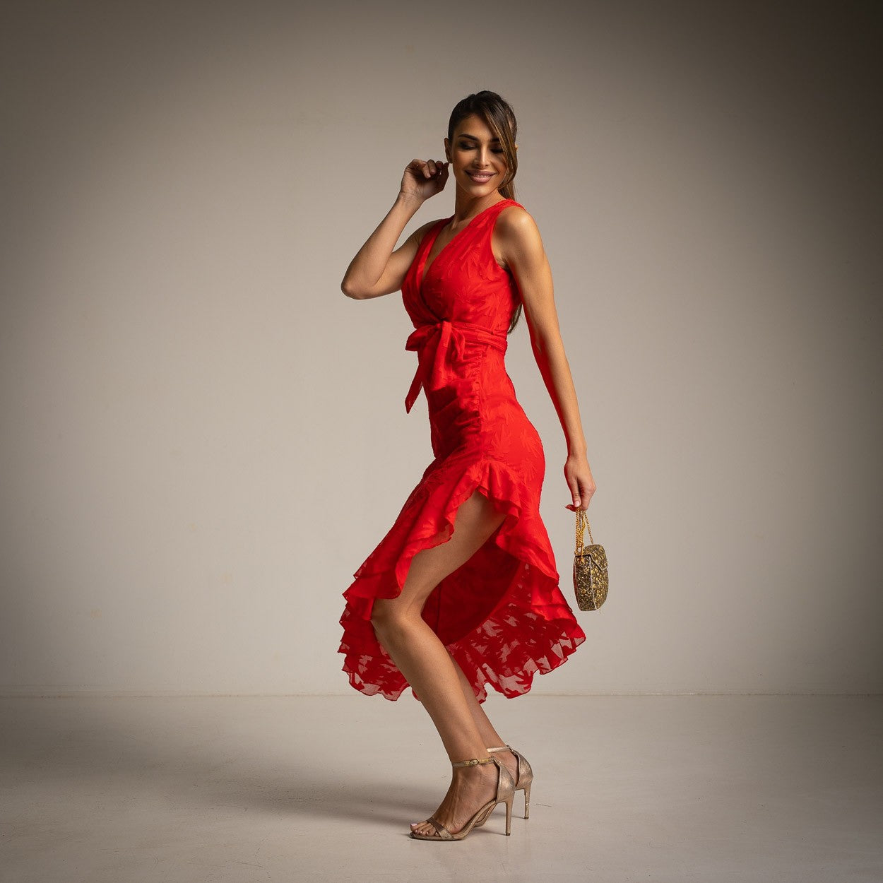 VESTIDO JACQUARD