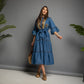 VESTIDO DENIM BORDADO ANIMAL PRINT