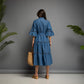 VESTIDO DENIM BORDADO ANIMAL PRINT