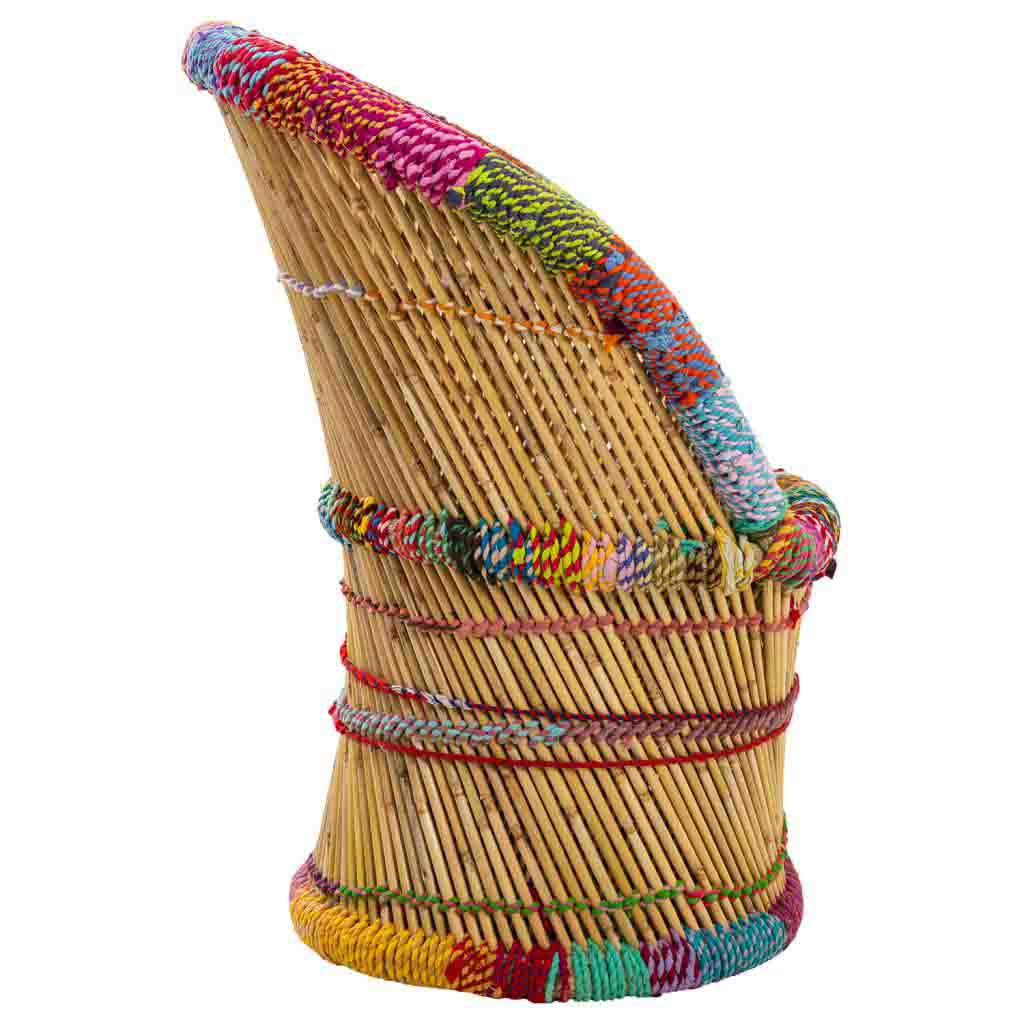 SILLÓN BAMBÚ TRENZADO