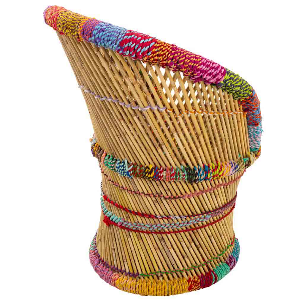 SILLÓN BAMBÚ TRENZADO