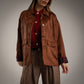 CHAQUETA ANTE FORRO CUADROS