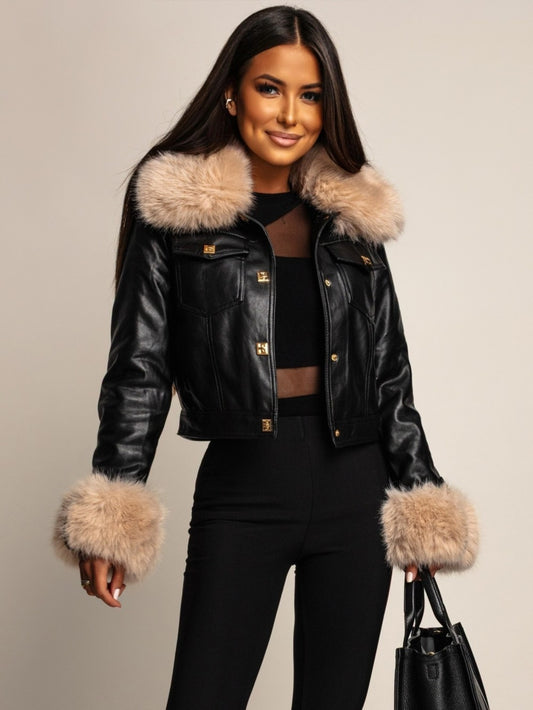 CHAQUETA POLIPIEL PELO