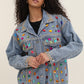 CAZADORA DENIM STRASS
