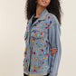 CAZADORA DENIM STRASS