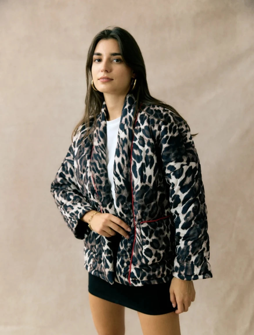 ABRIGO ACOLCHADO PRINT LIGERO