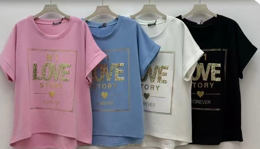 CAMISETA ESTAMPADO LOVE