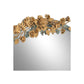 ESPEJO PARED MADERA FLORES