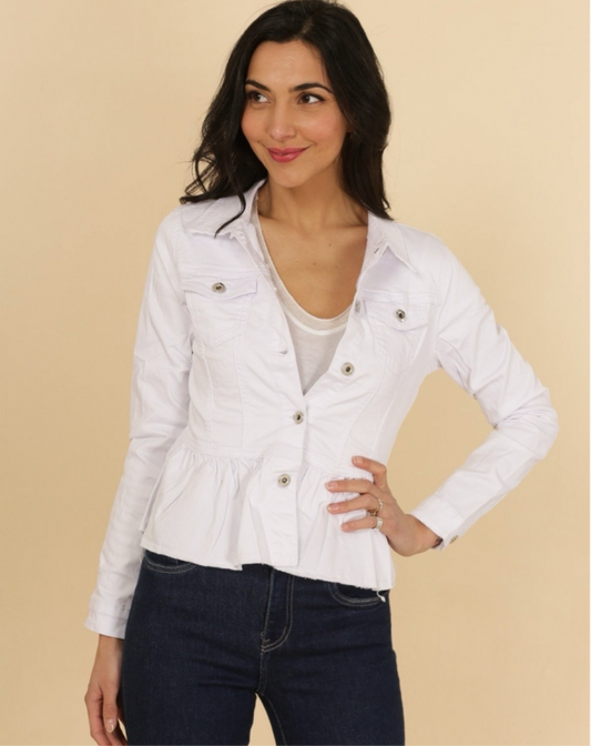 CAZADORA DENIM VOLANTE