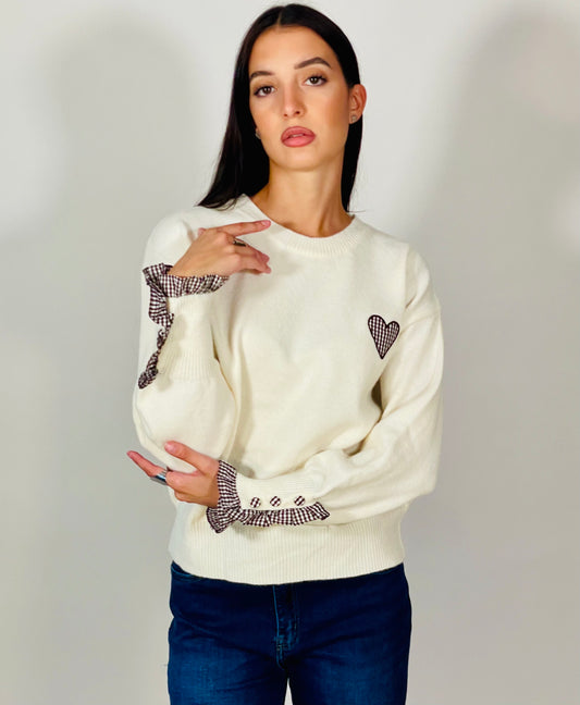 JERSEY CORAZÓN VICHY