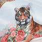 CUADRO LIENZO TIGRE BAÑERA 3D