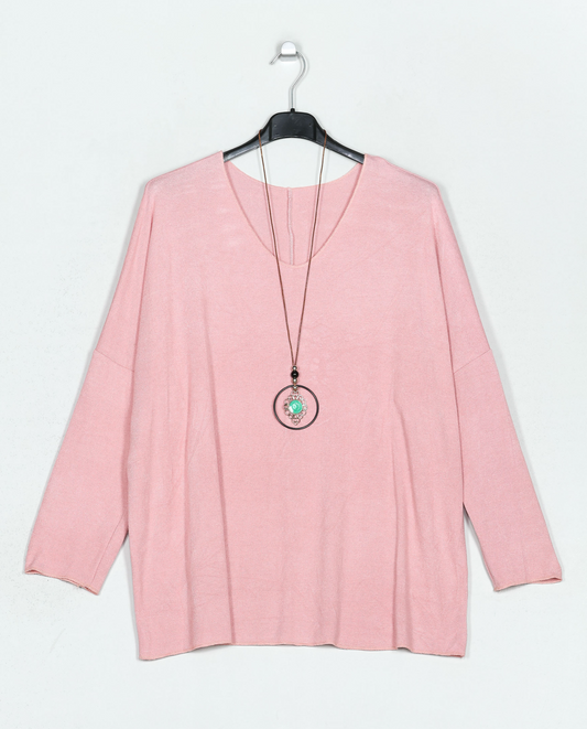 JERSEY ROSA PUNTO FINO