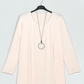 BLUSA EVASE BEIGE