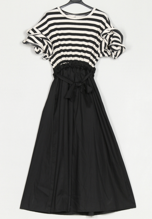 VESTIDO LARGO RAYAS