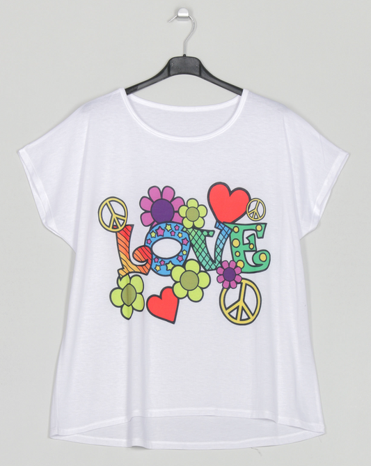 CAMISETA AMPLIA LOVE
