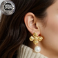PENDIENTES FLOR PERLA AC.INOX.